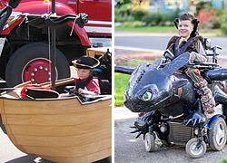 Απίστευτος μπαμπάς φτιάχνει φανταστικά κοστούμια για παιδιά σε αναπηρικά αμαξίδια!