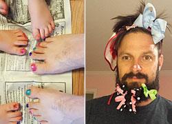 10 μπαμπάδες τσαλακώνουν τον ανδρισμό τους για χάρη των κοριτσιών τους!