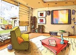 10 κόλπα για να δείχνει μεγαλύτερο το σαλόνι σας