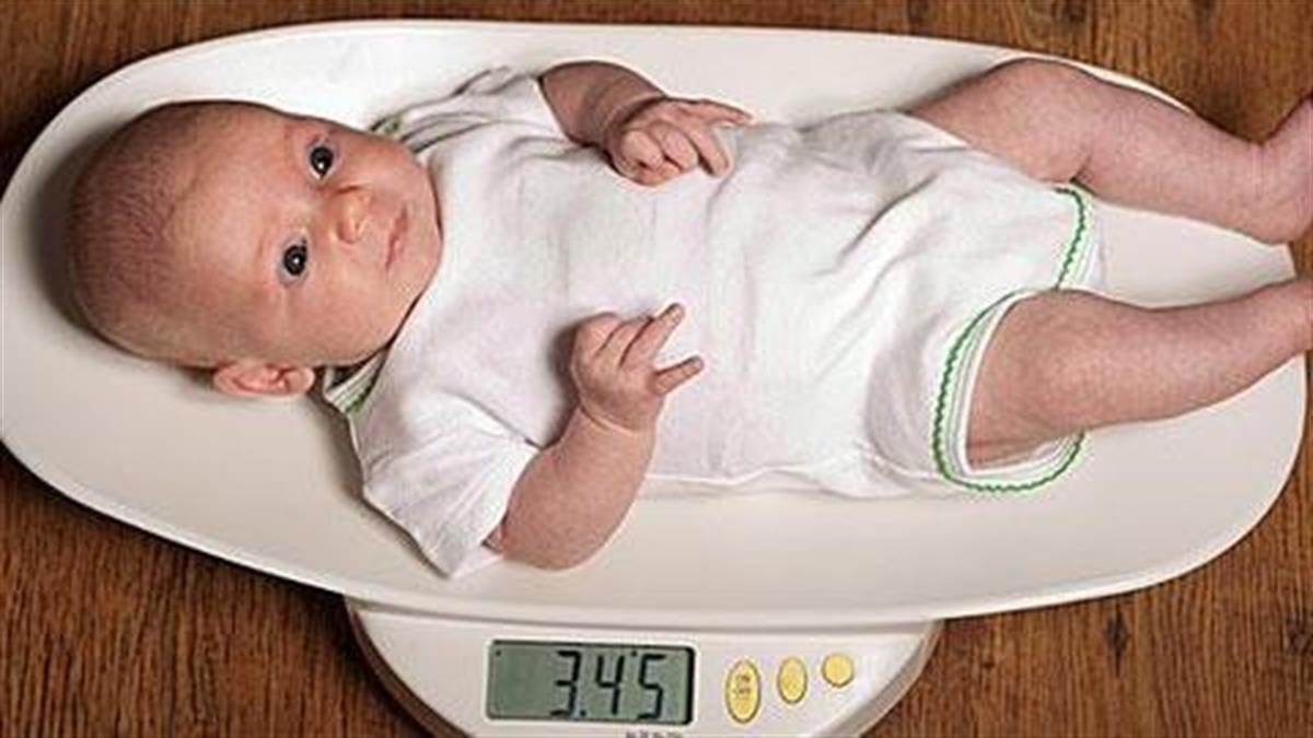 φυσιολογική απώλεια βάρους του νεογέννητου