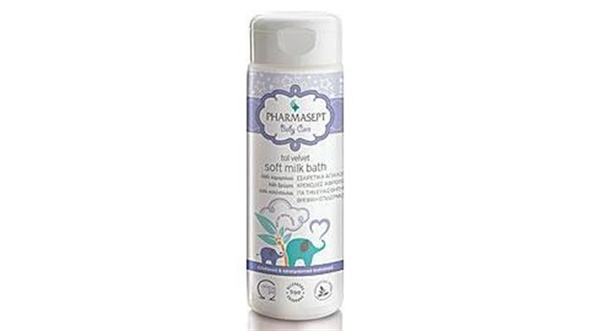 Tol Velvet Baby Soft Milk Bath: Απαλό αφρόλουτρο για βρέφη από τη Pharmasept