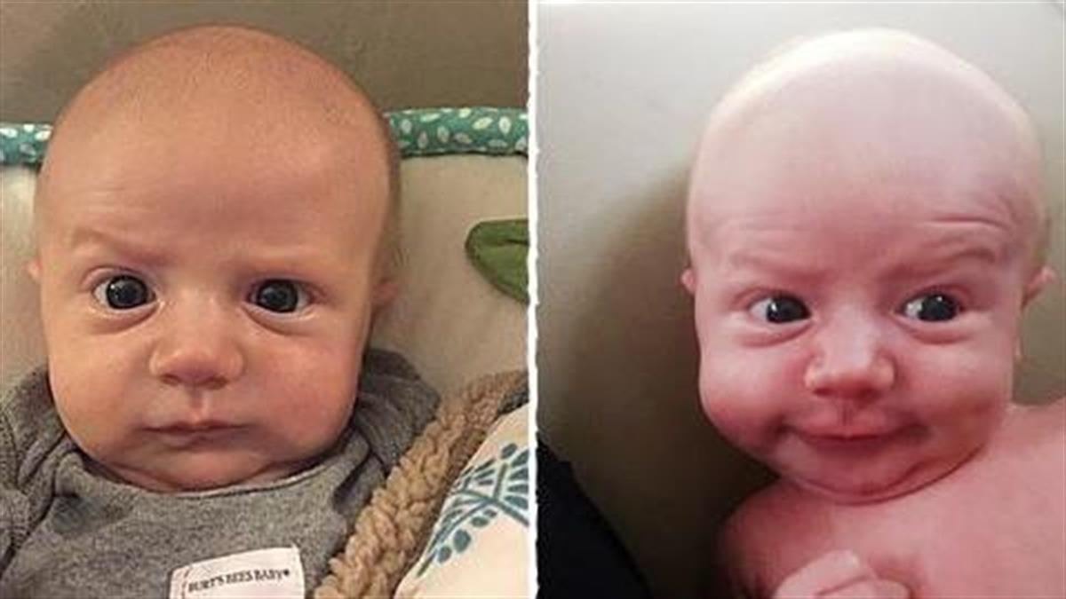 12 ξεκαρδιστικές γκριμάτσες του πιο εκφραστικού μωρού που έχετε δει!