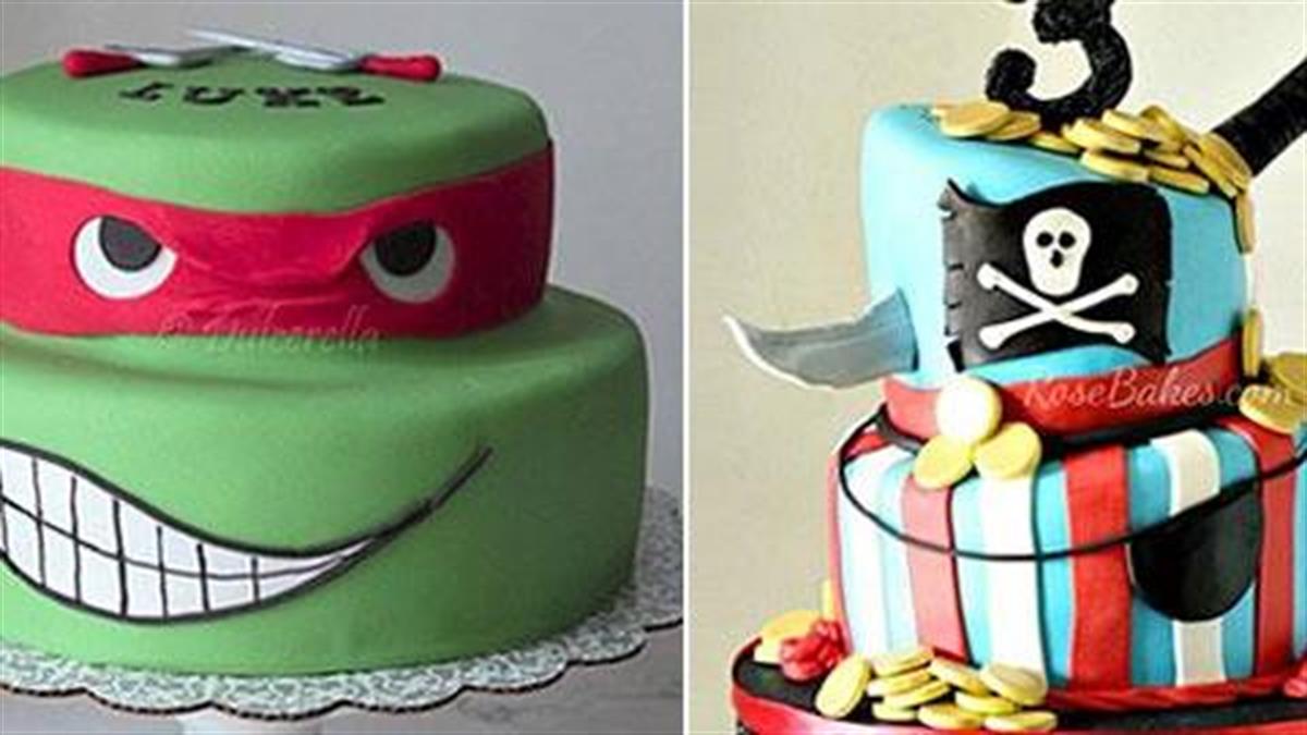 Οι πιο εντυπωσιακές τούρτες γενεθλίων αποκλειστικά για αγόρια