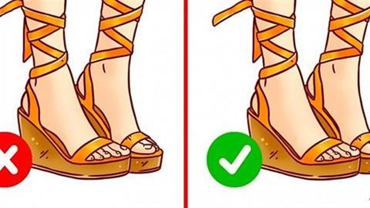 Τα λάθη που κάνετε όταν διαλέγετε καλοκαιρινά παπούτσια