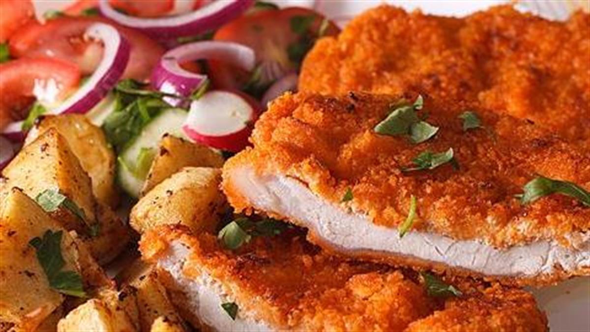 Πώς να φτιάξετε το πιο νόστιμο σνίτσελ κοτόπουλο!