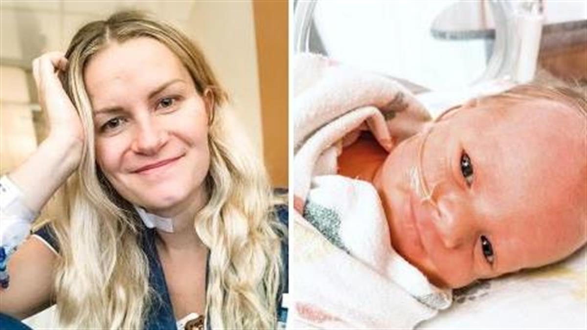 27χρονη διασωληνώθηκε 33 εβδομάδων έγκυος και αποσωληνώθηκε μανούλα!