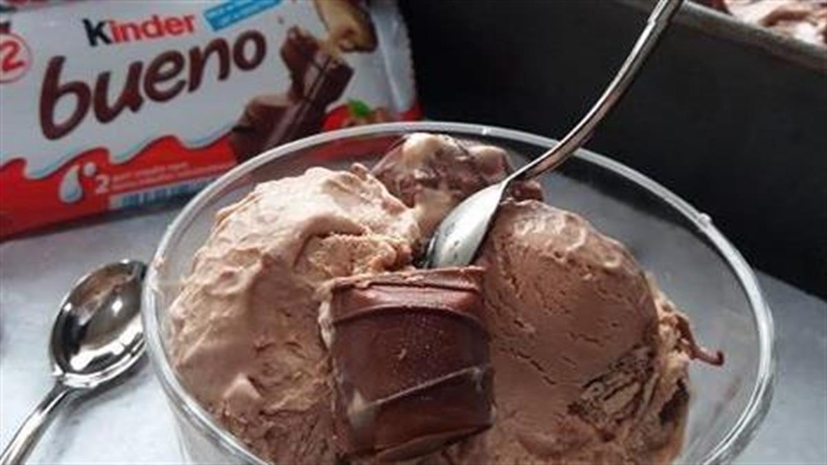 Παγωτό bueno: φτιάξε την αγαπημένη γεύση των παιδιών χωρίς παγωτομηχανή!