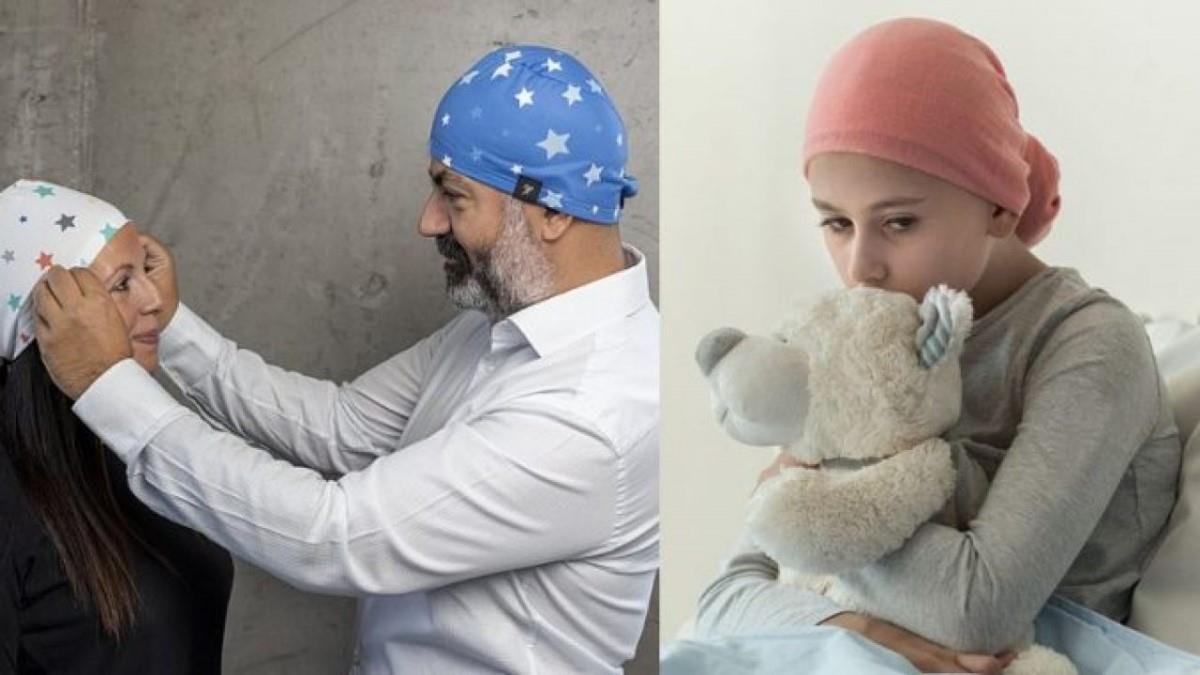 Έλληνες γιατροί φτιάχνουν σκουφάκια για παιδιά που δίνουν μάχη με τον καρκίνο