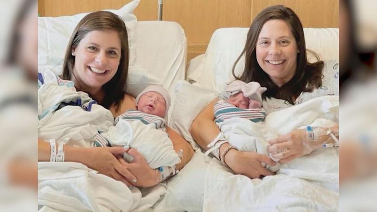 Δίδυμες αδερφές γέννησαν την ίδια μέρα με λίγα λεπτά διαφορά!