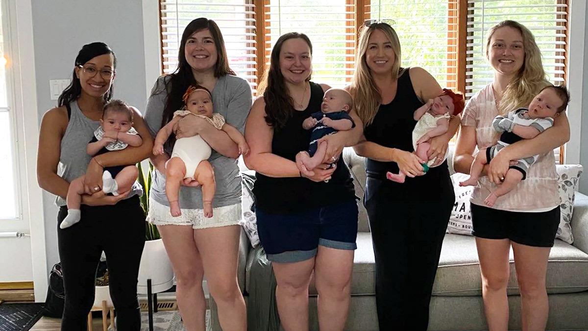 5 νοσοκόμες που δουλεύουν μαζί σε ΜΕΘ νεογνών έγιναν μαμάδες μέσα σε 1 μήνα!