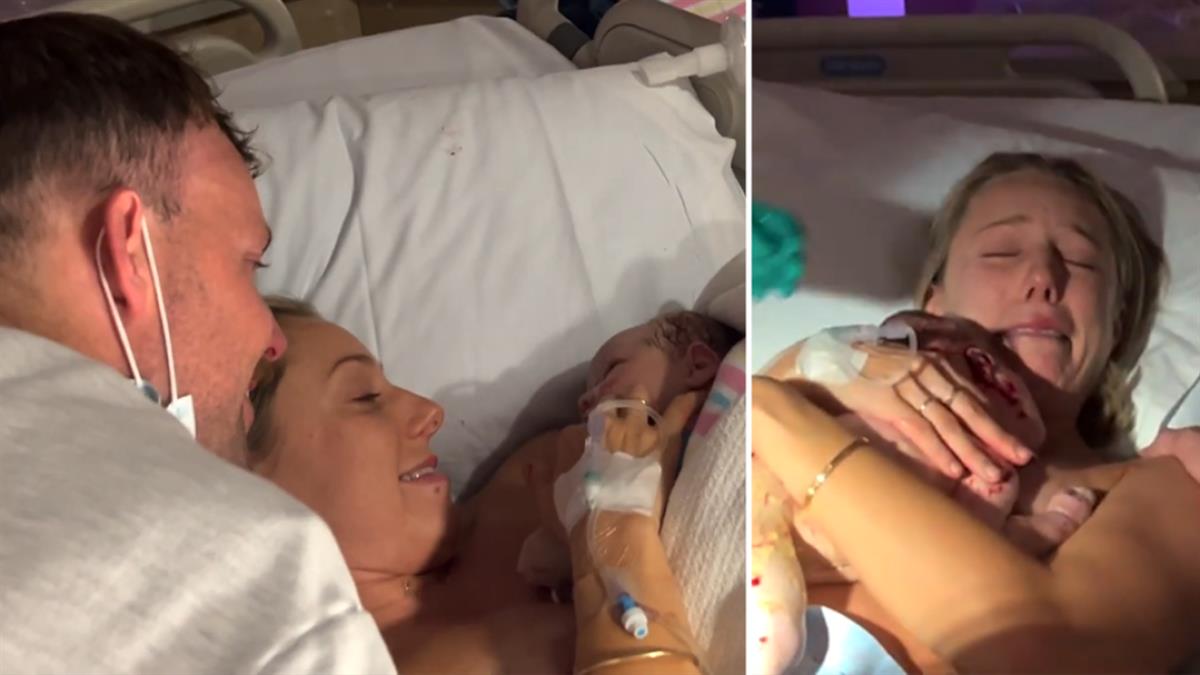 Βιντεοσκόπησε τη γέννηση του μωρού της και την ανέβασε στο YouTube!