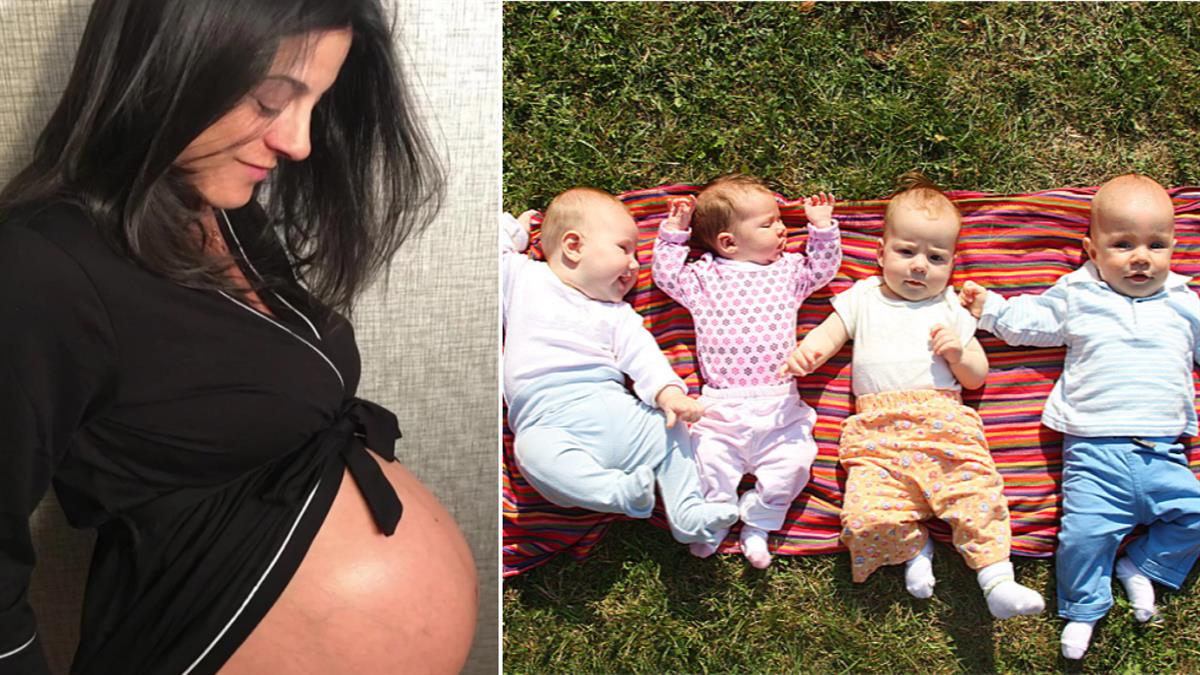 45χρονη απέκτησε 4 μωρά μέσα σε... 13 μήνες: «ζω ένα υπέροχο χάος!»