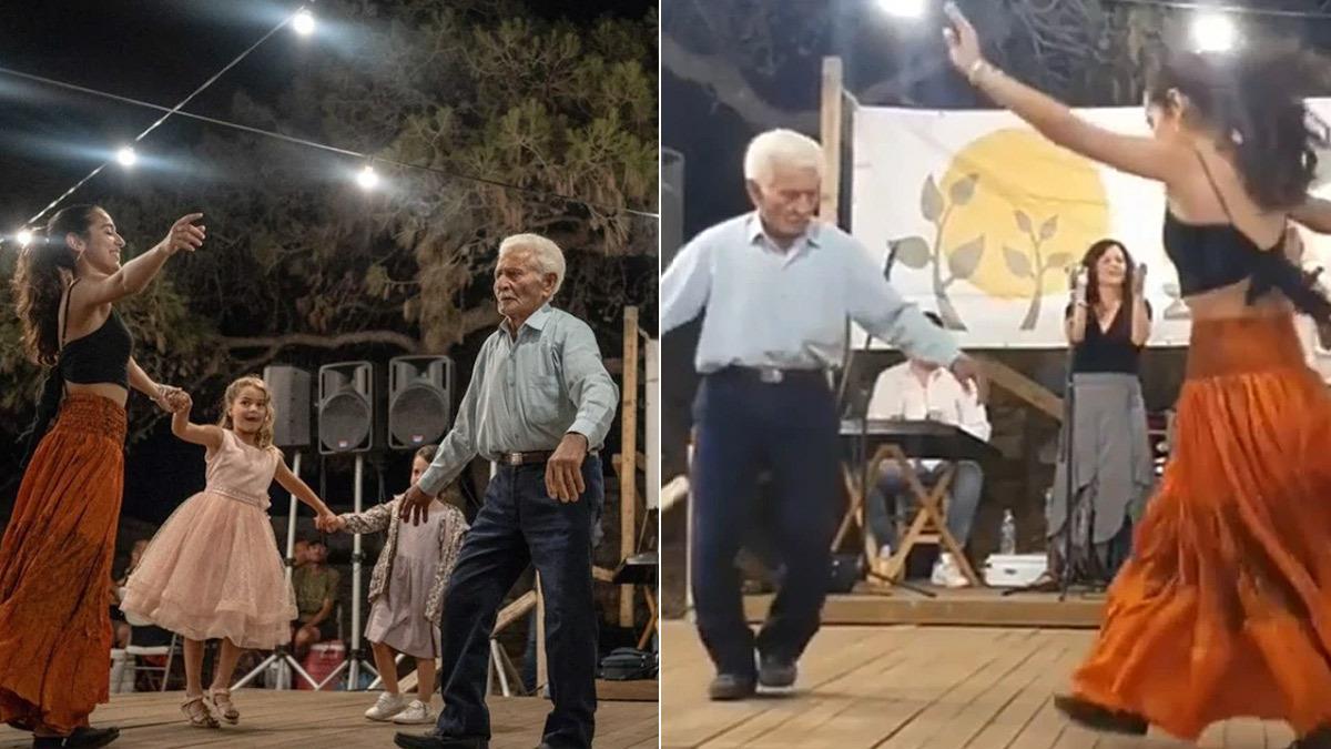 To πιο γλυκό βίντεο: 89χρονος παππούλης χορεύει με την εγγονή του στη Σχοινούσα
