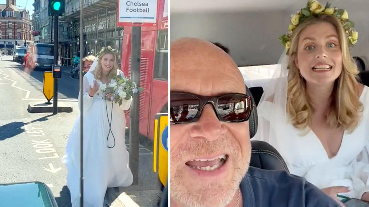 Νύφη έκανε... οτοστόπ για να πάει στον γάμο της - δεν έβρισκε ταξί