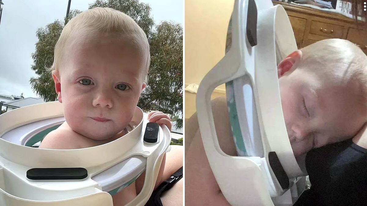 Mωράκι 1 έτους σφήνωσε με το κεφάλι σε παιδικό κάθισμα τουαλέτας