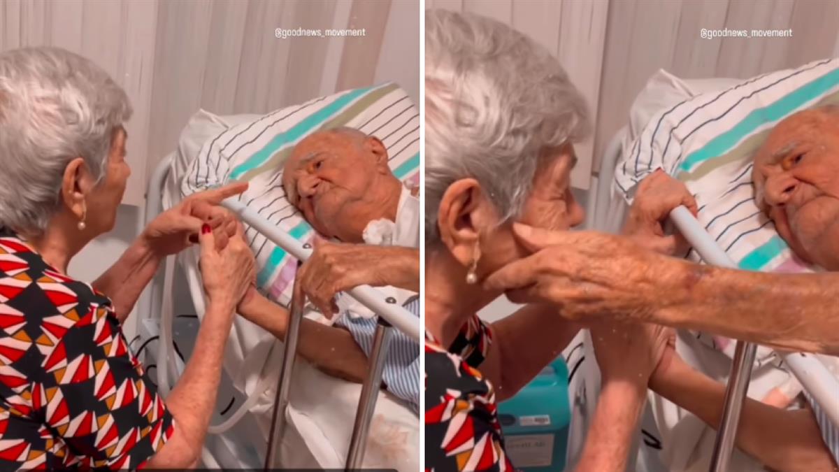 Το πιο γλυκό βίντεο: γιαγιά τραγουδάει στον άρρωστο άντρα της για να γίνει καλά