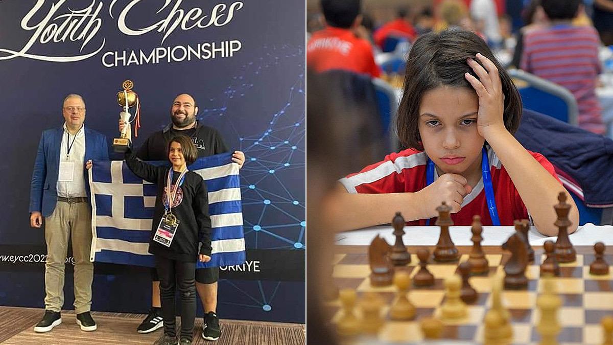 Πρωταθλήτρια Ευρώπης στο σκάκι η 9χρονη Μαριάντα Λάμπου!