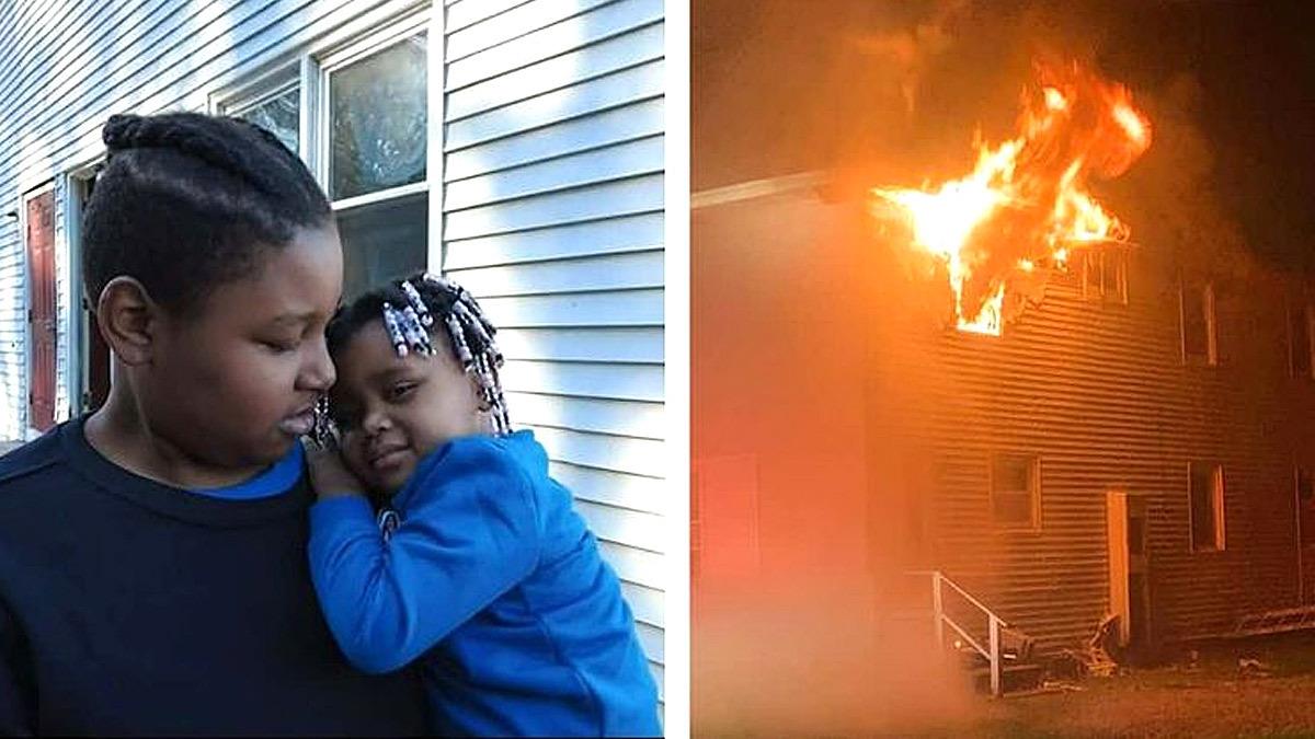 11χρονος έσωσε τη 2χρονη αδερφούλα του από πυρκαγιά που ξέσπασε στο σπίτι τους