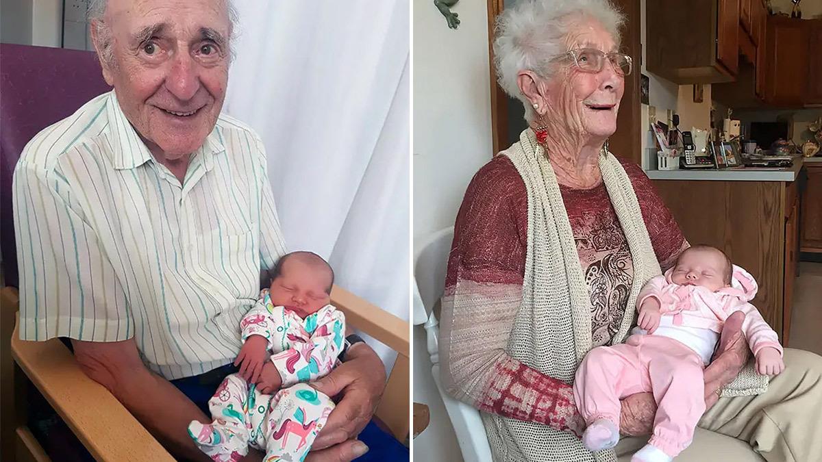 Γιαγιάδες και παππούδες συναντούν για 1η φορά τα εγγόνια τους και λιώνουν από ευτυχία!
