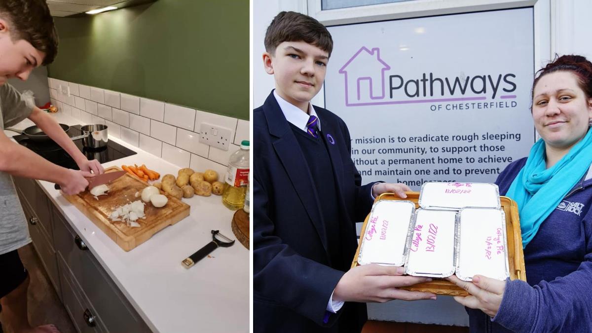 14χρονος μαγειρεύει σπιτικό φαγητό και το μοιράζει σε ανθρώπους που έχουν ανάγκη!
