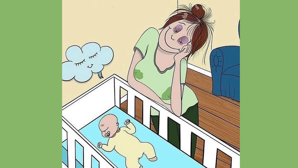 Όταν γίνεσαι μαμά παίρνεις αυτόματα «διαζύγιο» από τον ύπνο!
