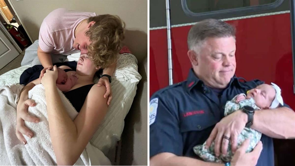 Πυροσβέστης παππούς ξεγέννησε την εγγονούλα του μέσα σε πυροσβεστικό σταθμό!