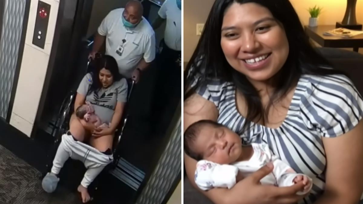 Σούπερ μαμά γέννησε σε ασανσέρ μαιευτηρίου μέσα σε λίγα δευτερόλεπτα!