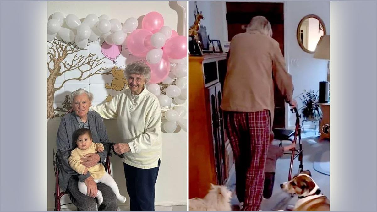 Το πιο γλυκό βίντεο: παππούς μαθαίνει στη δισέγγονή του να περπατά