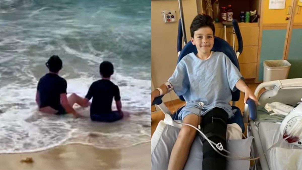 10χρονος πιάστηκε στα δόντια καρχαρία και επέζησε!