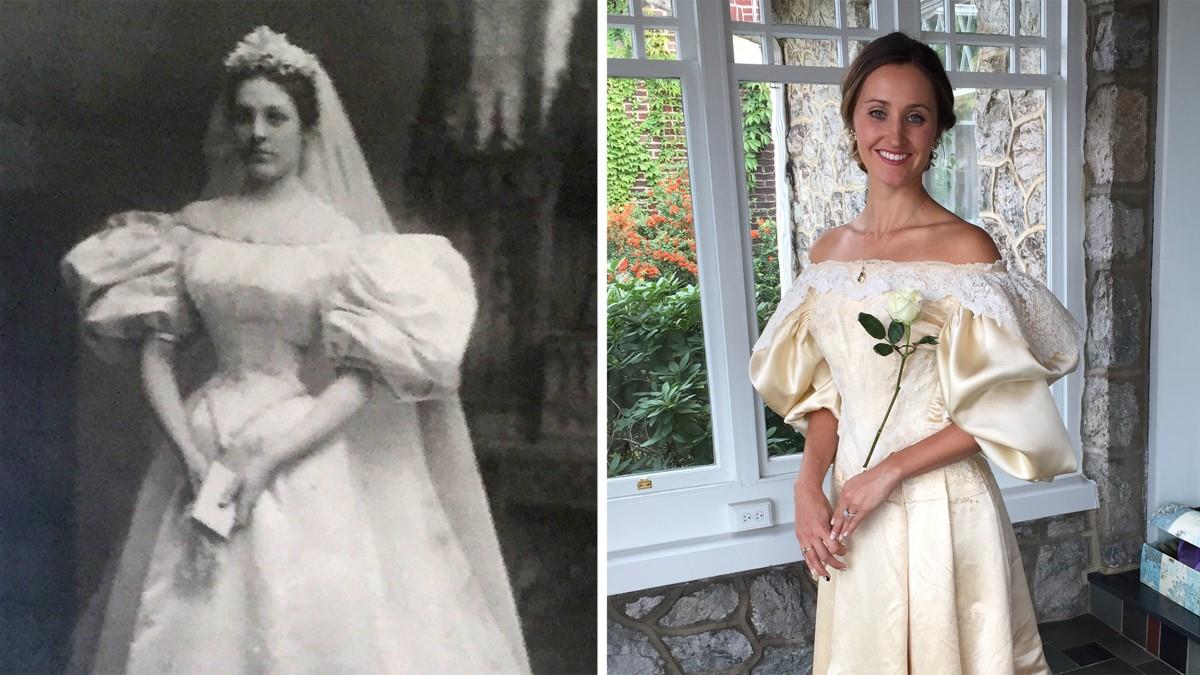 Νυφικό 120 ετών περνάει από γενιά σε γενιά: το φόρεσε η 11η νύφη της οικογένειας