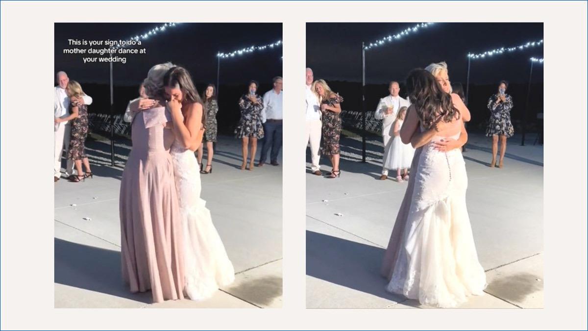 Νύφη πήγε κόντρα στο έθιμο και χόρεψε με την μαμά της στον γάμο της!