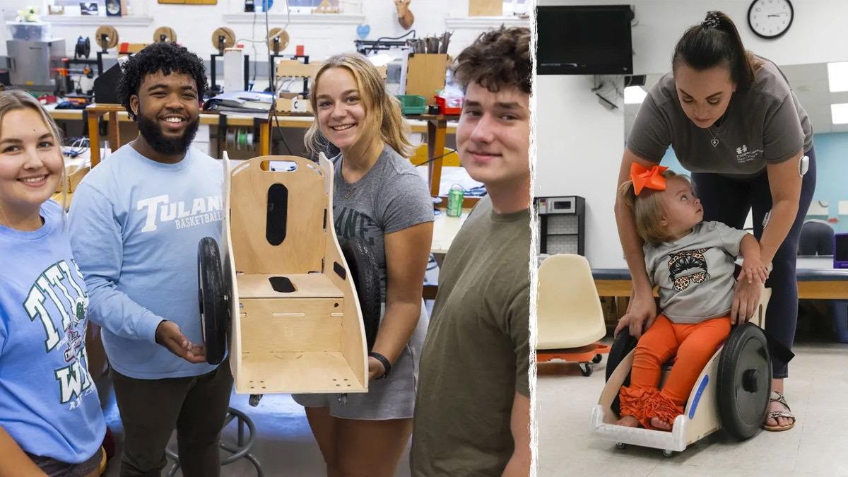 Μαθητές έφτιαξαν ειδικό αμαξίδιο για νηπιάκια που δεν μπορούν να περπατήσουν