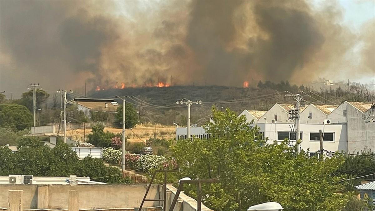 Αττική: ξέσπασε φωτιά στο Κρυονέρι, κοντά σε κατοικημένη περιοχή