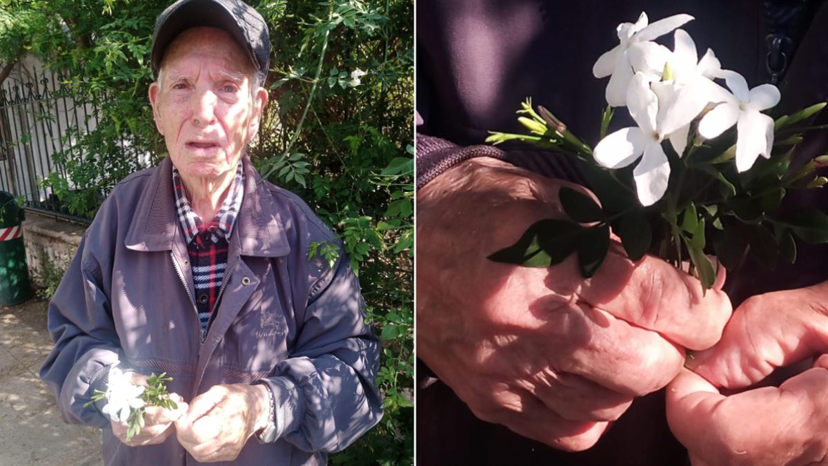 Η συγκινητική ιστορία του κ. Διονύση που πηγαίνει «γιασεμάκια» στη γυναίκα του