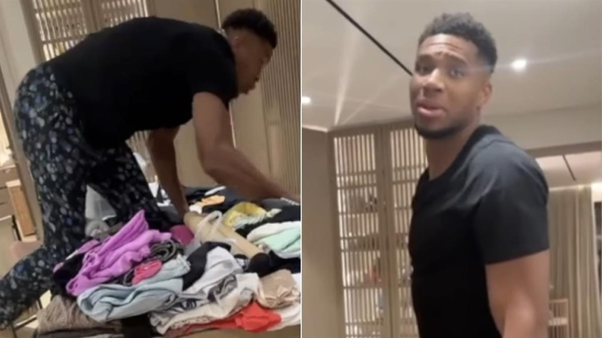  Γ. Αντετοκούνμπο: κυνηγάει κατσαρίδα με παντόφλα στο χέρι και ζητάει τη... μαμά του!