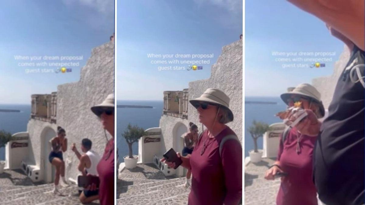 Σαντορίνη: η ρομαντική πρόταση γάμου που εξελίχθηκε σε... φιάσκο!