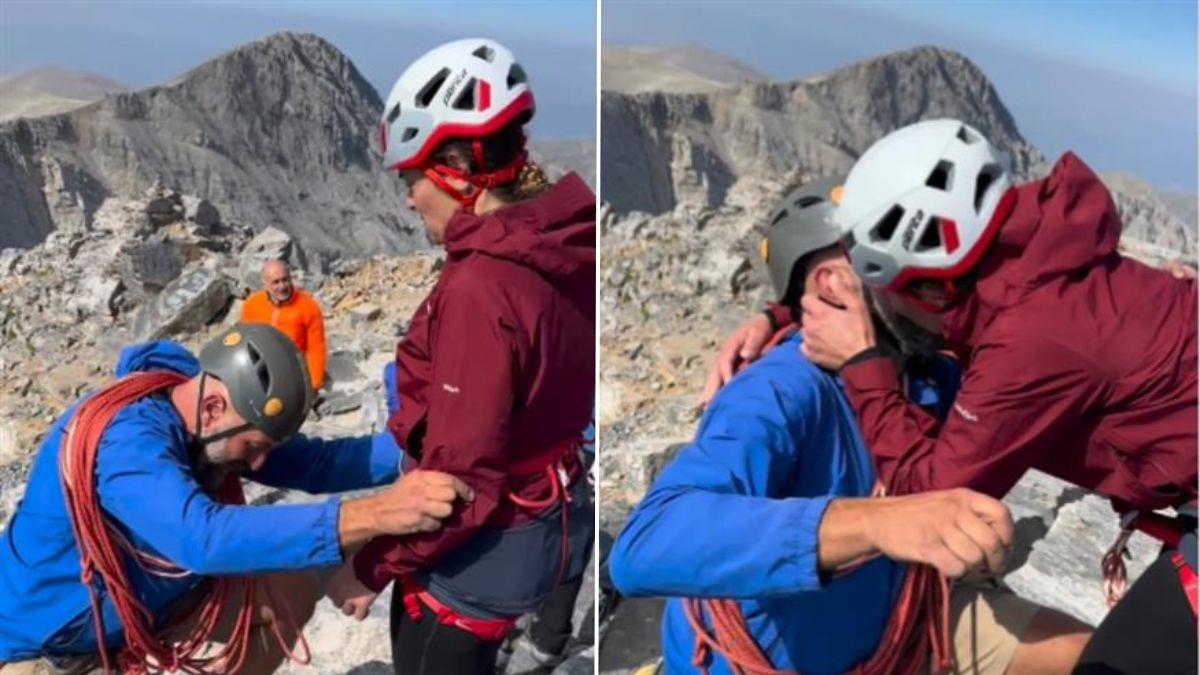 Ορειβάτης έκανε πρόταση γάμου στην αγαπημένη του... στην κορυφή του Ολύμπου!