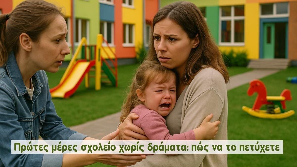 1o σχολικό κουδούνι χωρίς δράματα: πώς να το πετύχετε