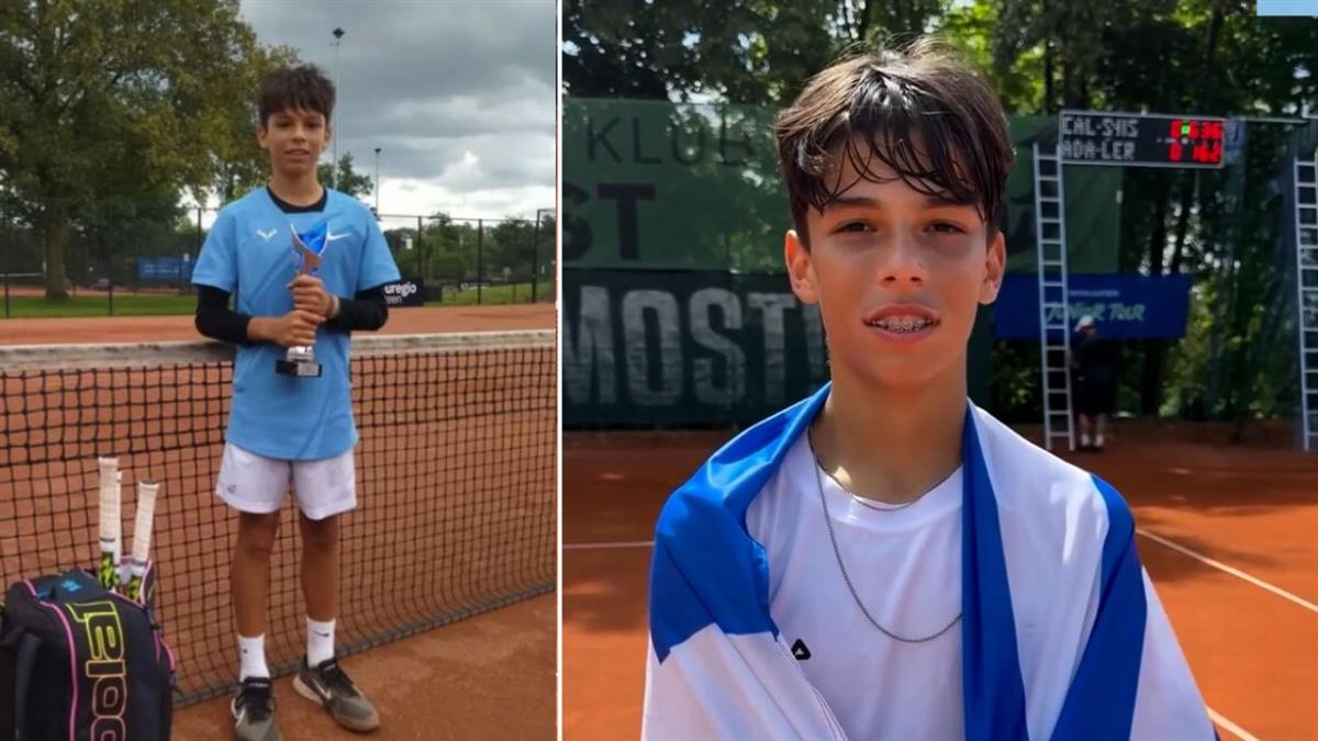 Ο 13χρονος τενίστας Ραφαήλ Παγώνης στην κορυφή της Ευρώπης - κατέκτησε 8 τίτλους σε 1 χρονιά