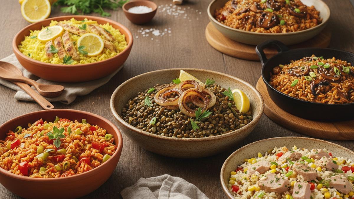 5 συνταγές με ρύζι ως κύριο γεύμα