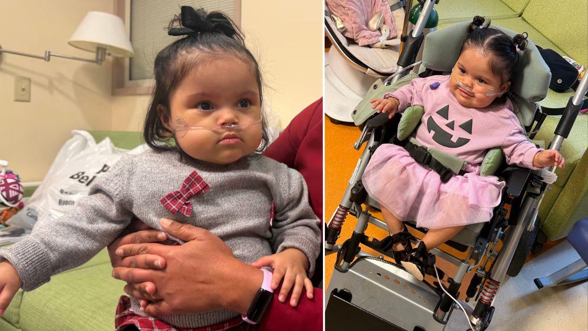 Κοριτσάκι 18 μηνών θα κάνει 1η φορά Χριστούγεννα σπίτι του μετά από 18 μήνες στο νοσοκομείο!