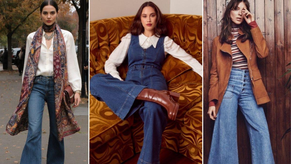 Φαρδιά τζιν και μακριές μπλούζες: 6 τρόποι να υιοθετήσετε το look της δεκαετίας του ’70