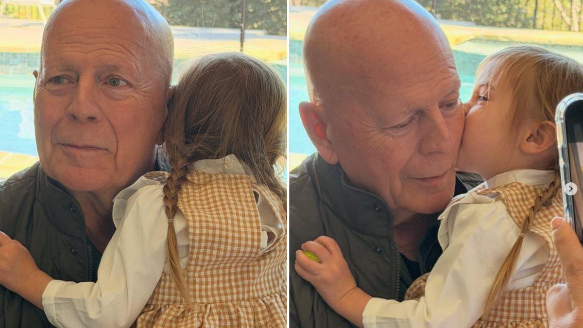 B. Willis: η συγκινητική αγκαλιά με την εγγονή του στα 71α γενέθλιά του!