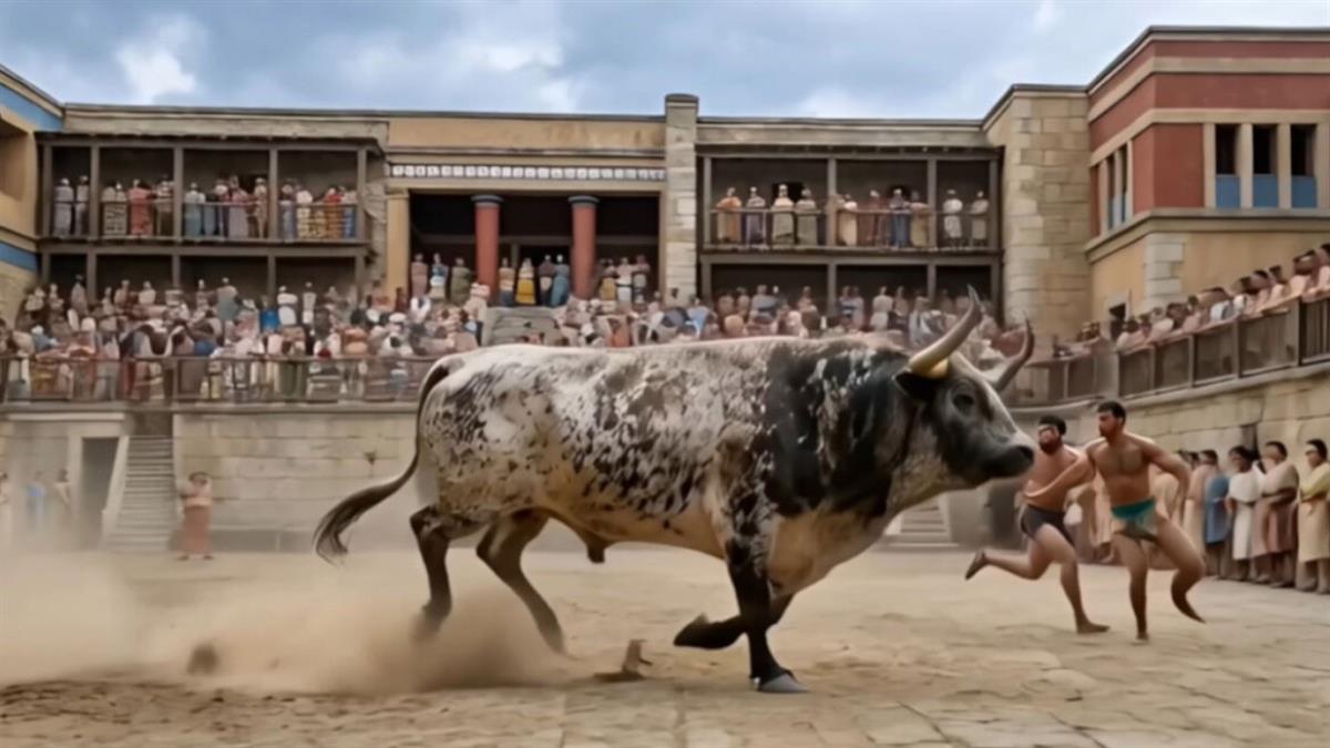 Εντυπωσιακό ΑΙ - βίντεο «ζωντανεύει» την Κνωσό του 1700 π.Χ.