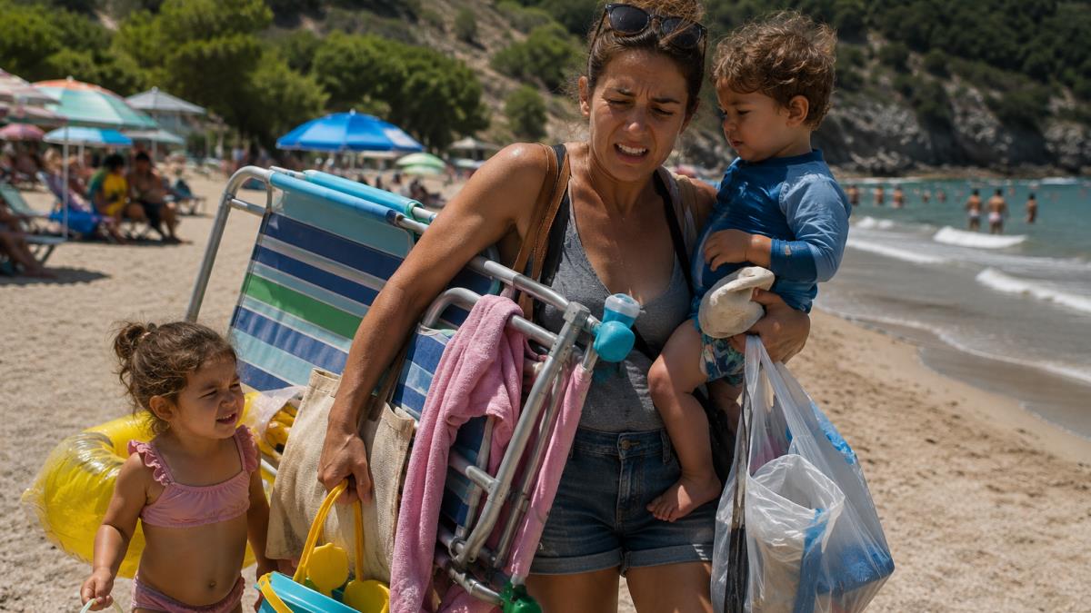 1o μπάνιο με παιδιά: πώς να πας παραλία χωρίς να κουβαλήσεις όλο το σπίτι