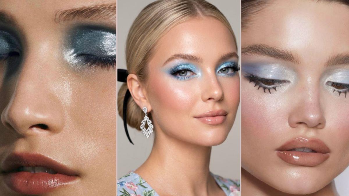 Ice blue makeup: ανακάλυψε την τάση που χαρίζει παγωμένη λάμψη στο μακιγιάζ
