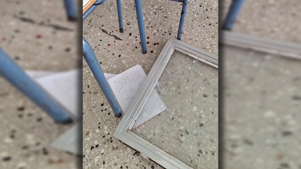 Παράθυρο αποκολλήθηκε από τον τοίχο και τραυμάτισε μαθητή την ώρα του μαθήματος