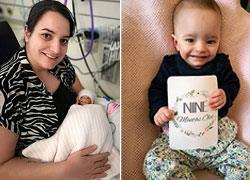 «Τα κατάφερα!»: πανευτυχής μαμά φέρνει στον κόσμο το μωράκι της μετά από 13 αποβολές