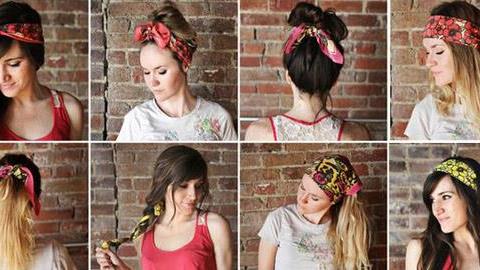 10 τρόποι να φορέσετε ένα μαντίλι στα μαλλιά