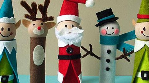 Πρωτότυπες χριστουγεννιάτικες κατασκευές για παιδιά